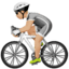Велосипедист: светлый тон кожи
