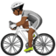 Велосипедист: темный тон кожи