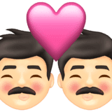 Эмодзи 👨🏻‍❤️‍💋‍👨🏻 Emojipedia