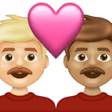 Эмодзи 👨🏼‍❤️‍👨🏽 Emojipedia