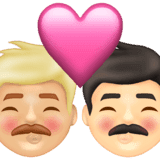 Эмодзи 👨🏼‍❤️‍💋‍👨🏻 Emojipedia