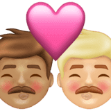 Эмодзи 👨🏽‍❤️‍💋‍👨🏼 Emojipedia