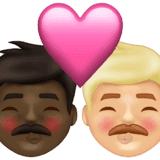 Эмодзи 👨🏿‍❤️‍💋‍👨🏼 Emojipedia