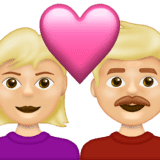 Эмодзи 👩🏼‍❤️‍👨🏼 Emojipedia