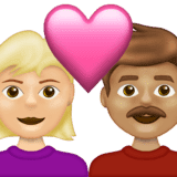 Эмодзи 👩🏼‍❤️‍👨🏽 Emojipedia