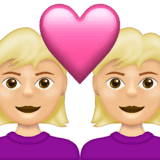Эмодзи 👩🏼‍❤️‍👩🏼 Emojipedia