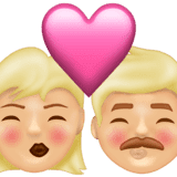 Эмодзи 👩🏼‍❤️‍💋‍👨🏼 Emojipedia