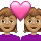 Эмодзи 👩🏽‍❤️‍👩🏽 Emojipedia