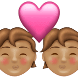 Эмодзи 💏🏽 Emojipedia