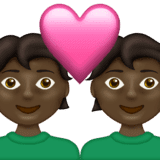 Эмодзи 💑🏿 Emojipedia