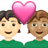 Эмодзи 🧑🏻‍❤️‍🧑🏽 Emojipedia