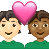 Эмодзи 🧑🏻‍❤️‍🧑🏾 Emojipedia