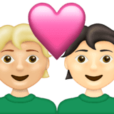 Эмодзи 🧑🏼‍❤️‍🧑🏻 Emojipedia