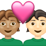 Эмодзи 🧑🏽‍❤️‍🧑🏻 Emojipedia