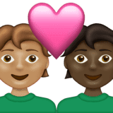 Эмодзи 🧑🏽‍❤️‍🧑🏿 Emojipedia