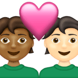 Эмодзи 🧑🏾‍❤️‍🧑🏻 Emojipedia