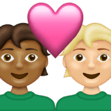 Эмодзи 🧑🏾‍❤️‍🧑🏼 Emojipedia