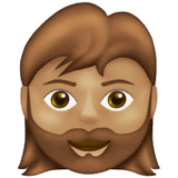 Эмодзи 🧔🏽‍♀️ Emojipedia
