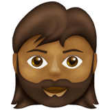 Эмодзи 🧔🏾‍♀️ Emojipedia