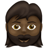 Эмодзи 🧔🏿‍♀️ Emojipedia