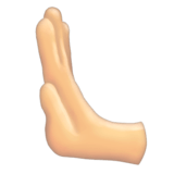 Эмодзи 🫷🏻 Emojipedia