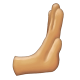 Эмодзи 🫸🏼 Emojipedia