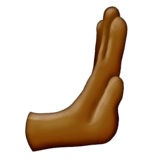 Эмодзи 🫸🏾 Emojipedia