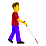 Эмодзи 👨‍🦯‍➡️ Emojipedia