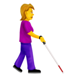 Эмодзи 👩‍🦯‍➡️ Emojipedia