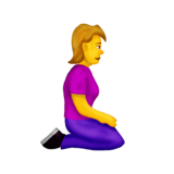 Эмодзи 🧎‍♀️‍➡️ Emojipedia