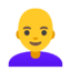 Эмодзи 👩‍🦲 Google