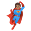 Эмодзи 🦸🏽‍♀️ Google
