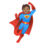 Эмодзи 🦸🏽 Google