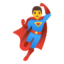 Эмодзи 🦸‍♂️ Google