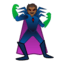 Эмодзи 🦹🏾 Google