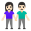 Эмодзи 👫🏻 Google