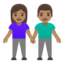 Эмодзи 👫🏽 Google