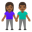 Эмодзи 👫🏾 Google