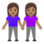 Эмодзи 👭🏽 Google