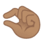 Эмодзи 🤏🏽 Google