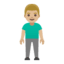 Эмодзи 🧍🏼‍♂️ Google