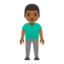 Эмодзи 🧍🏾‍♂️ Google