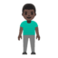 Эмодзи 🧍🏿‍♂️ Google