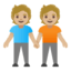 Эмодзи 🧑🏼‍🤝‍🧑🏼 Google
