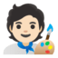 Эмодзи 🧑🏻‍🎨 Google