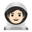 Эмодзи 🧑🏻‍🚀 Google