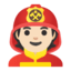 Эмодзи 🧑🏻‍🚒 Google