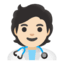 Эмодзи 🧑🏻‍⚕️ Google