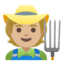 Эмодзи 🧑🏼‍🌾 Google