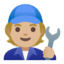Эмодзи 🧑🏼‍🔧 Google